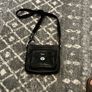 Black Coach Crossbody Purse